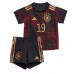 Tyskland Leroy Sane #19 Replika Babykläder Borta matchkläder barn VM 2022 Korta ärmar (+ Korta byxor)